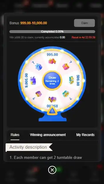 p999 Game Bonus